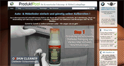 Desktop Screenshot of lederpflege24.com